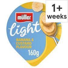 Muller Light Banana Custard Yogurt 160G