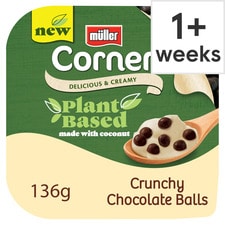 Muller Corner Plant Based Yoghurt Crunchy Chocolate Balls 125g