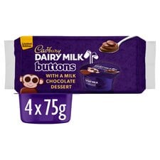 Cadbury Dairy Milk Buttons Dessert 4 x 75g