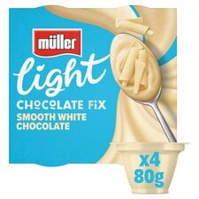 Mullerlight Chocolate Fix White Chocolate Dessert 4x80g