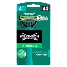 Wilkinson Sword Xtreme 3 Sensitive Comfort Men Disposable Razor X4