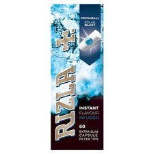 Rizla Polar Blast Extra Slim Filter Tips 60S