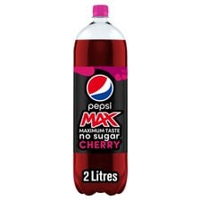 Pepsi Max Cherry No Sugar Cola Bottle 2L