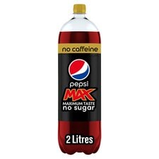 Pepsi Max No Caffeine No Sugar Cola Bottle 2L