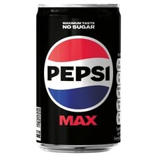 Pepsi Max No Sugar Cola Soft Drink 150ml