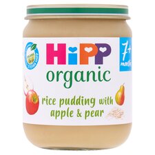 Hipp Organic Rice Pudding With Apple & Pear 7+Mth 160G