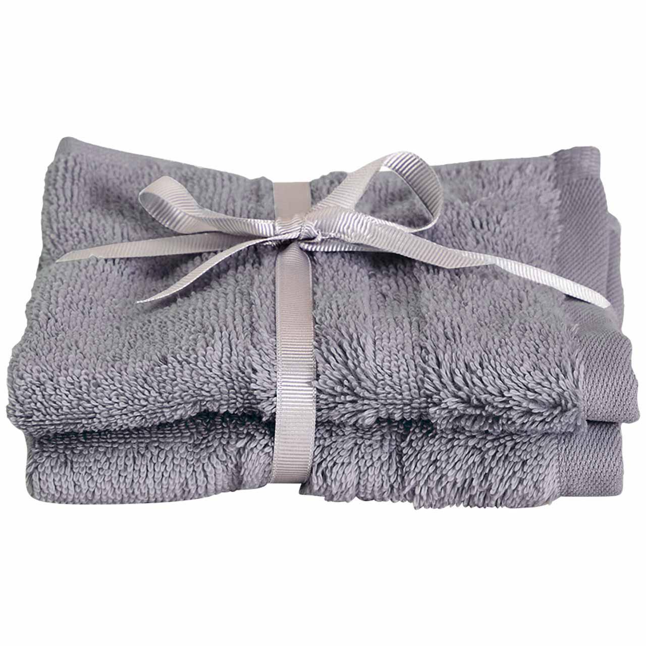 M&S Collection Ultimate Turkish Cotton Hand Towel, Silver Grey