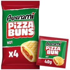 Peperami Pizza Buns Hot 4X40g