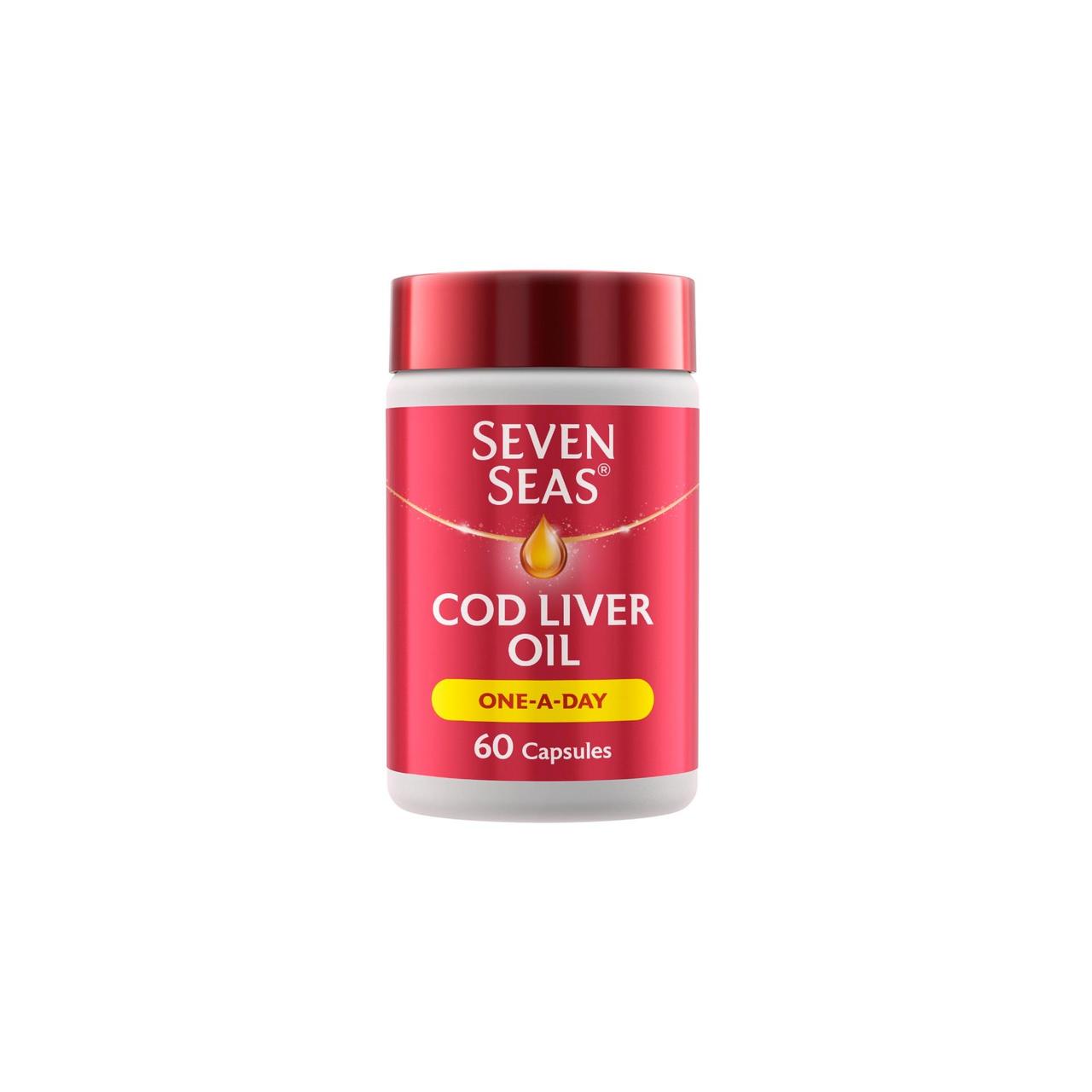 Seven Seas Cod Liver Oil One A Day Omega-3 Fish Oil & Vitamin D Caps