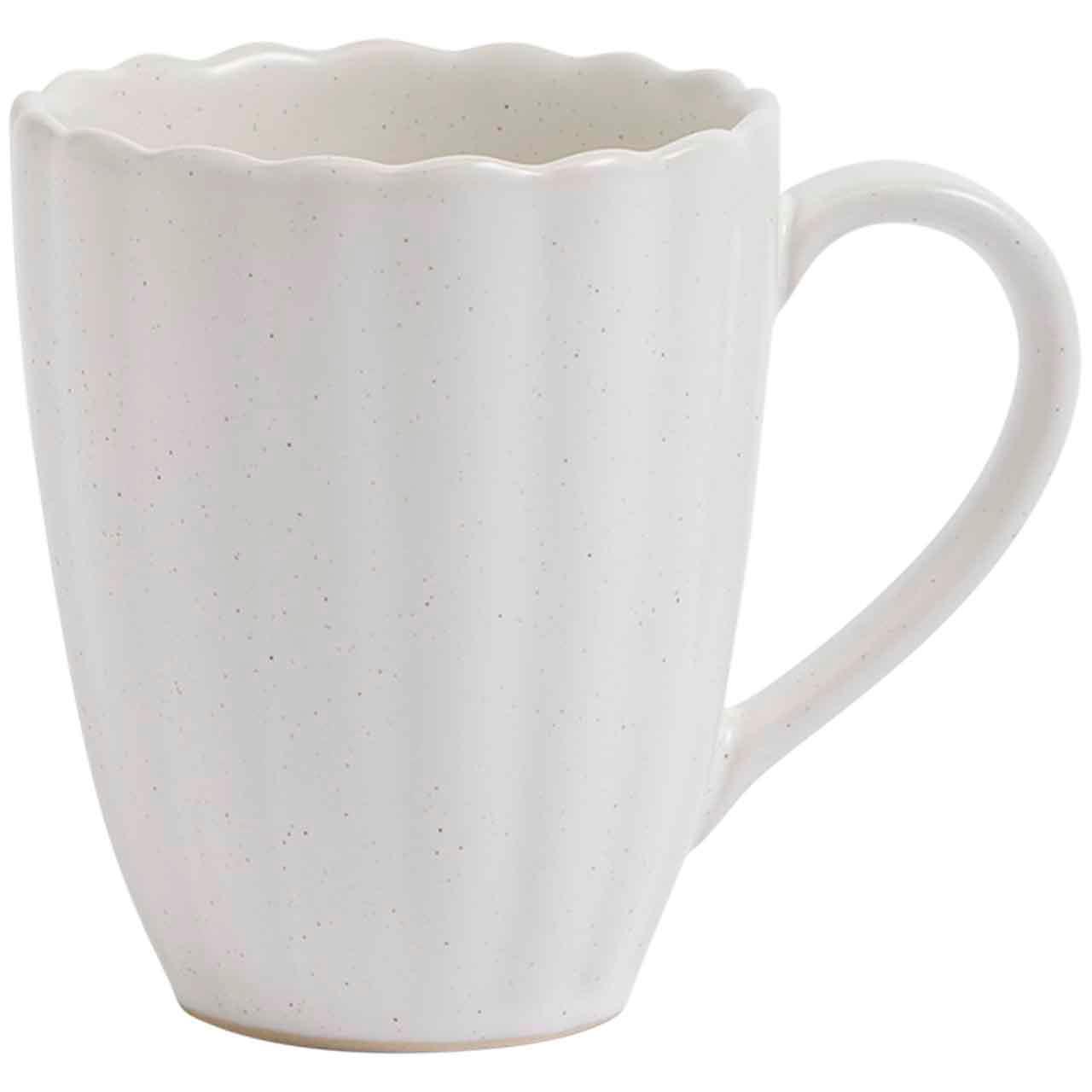 M&S Scallop Mug, Natural