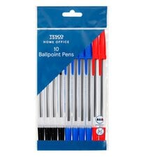 T.Assorted Ballpoint Pens 10 Pack