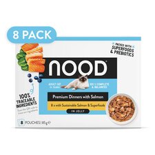 Nood Cat Dinners Salmon & Superfood In Jelly 8X85g