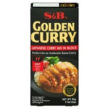 S & B Japanese Golden Curry Mix in Block 92g