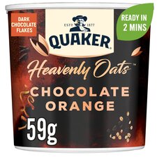 Quaker Chocolate Orange Porridge Pot 59G