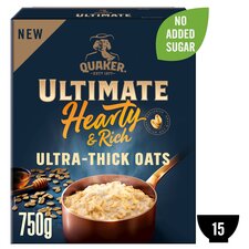 Quaker Ultimate Hearty & Rich Ultra Thick Porridge Oats