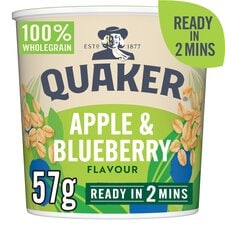 Quaker Oat So Simple Apple & Blueberry Porridge Pot 57g