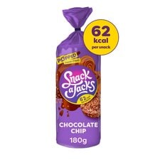 Snack a Jacks Chocolate Chip Jumbo Rice Cakes 180g