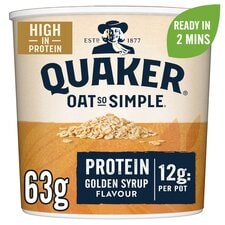 Quaker Protein Oat So Simple Golden Syrup Porridge Pot 63g