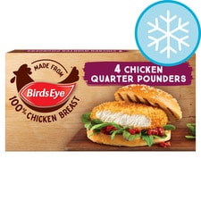 Birds Eye 4 Chicken Quarter Pounders 454G