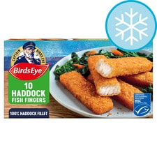 Birds Eye 10 Fish Fingers Haddock 280G