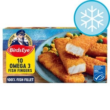 Birds Eye 10 Fish Fingers Omega3 280G