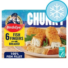 Birds Eye 6 Chunky Fish Fingers Extra Large 360G