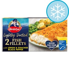 Birdseye Lightly Dusted 2 Fish Fillets Lemon & Pepper 280G