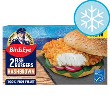 Birds Eye 2 Crispy Hash Brown Fish Burgers 227g