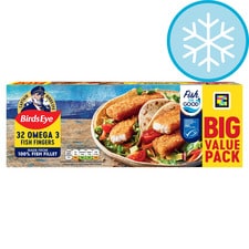 Birds Eye 32 Breaded Omega 3 Fish Fingers 896g 