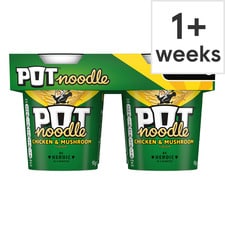 Pot Noodle Chicken & Mushroom Instant Noodles Multipack 4x90g