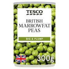 Tesco Marrow Fat Peas 300G