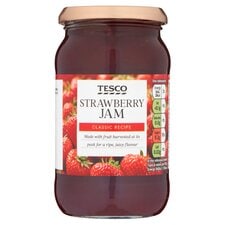 Tesco Strawberry Jam 454G