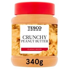 Tesco Crunchy Peanut Butter 340G