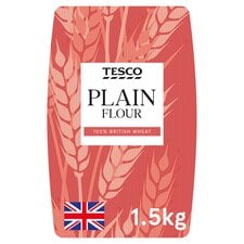 Tesco Plain Flour 1.5Kg