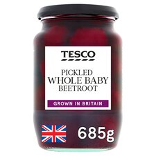 Tesco Whole Baby Beetroot Vinegar 710G