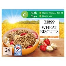 Tesco Wheat Biscuits Cereal 24 Pack