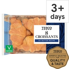 Tesco All Butter Croissants 8 Pack