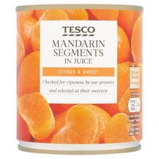 Tesco Mandarin Segments In Juice 298G