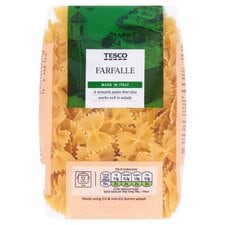 Tesco Farfalle Pasta Bows 500G