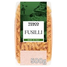 Tesco Fusilli Pasta 500G