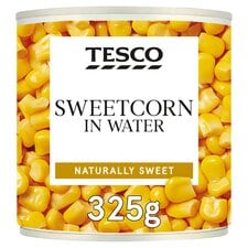 Tesco Naturally Sweet Sweetcorn 325G