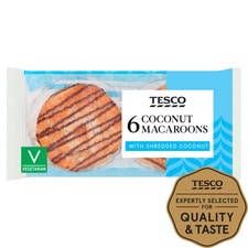 Tesco Coconut Macaroons 6 Pack