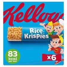 Kellogg's Rice Krispies Milk Cereal Bars Multipack, 6x20g