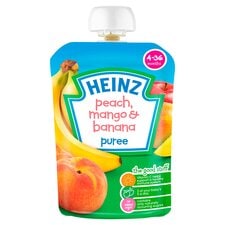 Heinz Fruit Pouch Peach Mango & Banana 100G