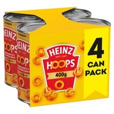 Heinz Spaghetti Hoops In Tomato Sauce 4 X 400G