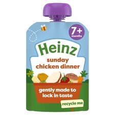 Heinz Sunday Chicken Dinner Baby Food Pouch 130g