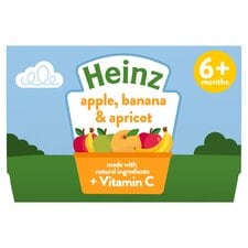 Heinz Apple, Banana & Apricot Baby Food 4 x 100g