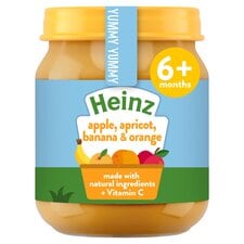 Heinz Apple, Apricot, Banana & Orange Baby Food Jar 120g