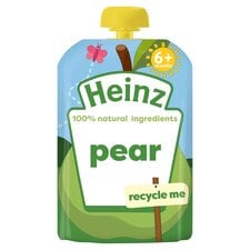 Heinz Pear Baby Food Fruit Puree Pouch 100g