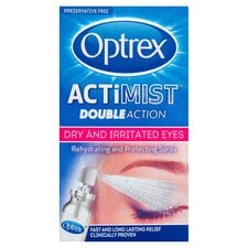 Optrex ActiMist Double Action Spray Dry Irritated Eyes 10ml 